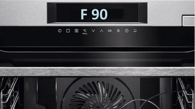 ошибка f90 в духовом шкафу Miele