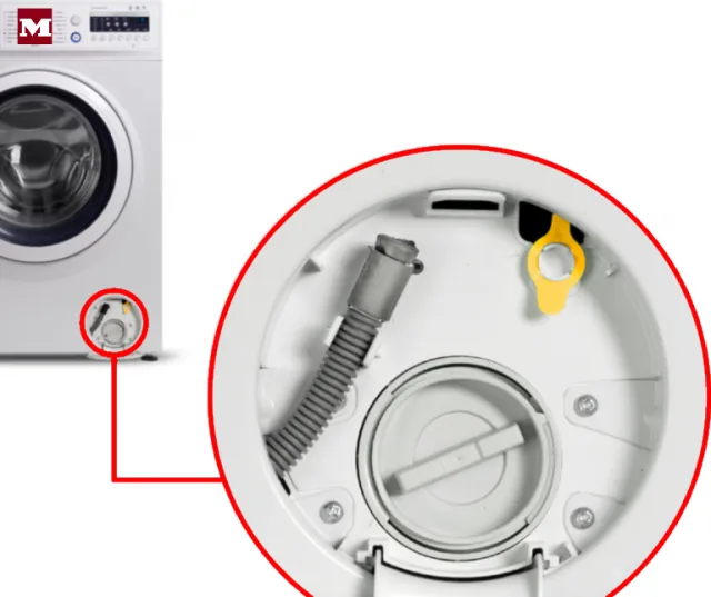 Как открыть дверцу в стиральной машине Miele