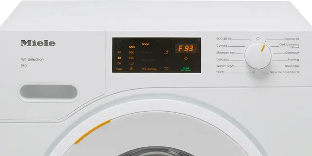 Что значит ошибка F93 в стиральной машинке Миле