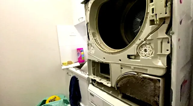 неприятный запаха из-за грязных фильтров грязные фильтры в сушильной машине Миле