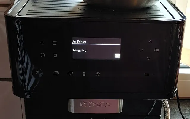 коды ошибок кофемашин Miele